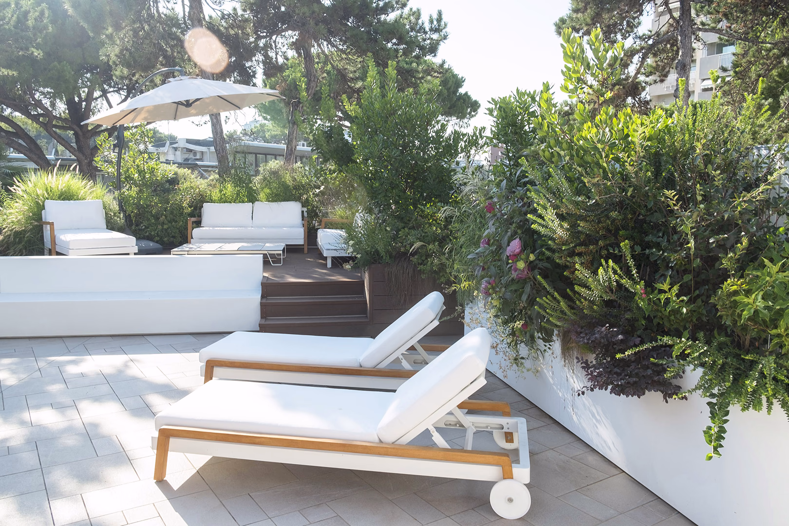 View 11 of the “Small pine forest” garden design, created by Roberto Landello.