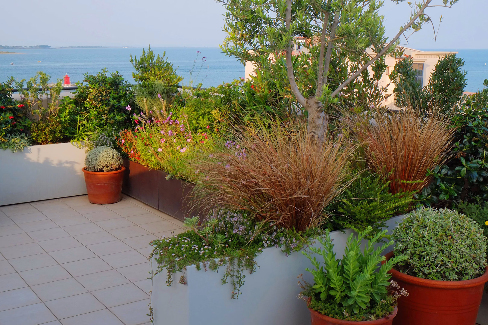 Vista 4 del progetto di giardino Porta del mare, realizzato da Roberto Landello.