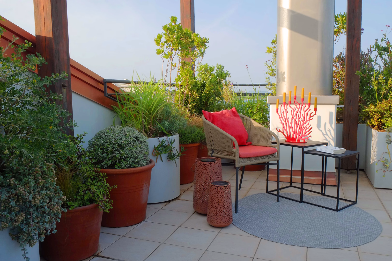 Vista 6 del progetto di giardino Porta del mare, realizzato da Roberto Landello.