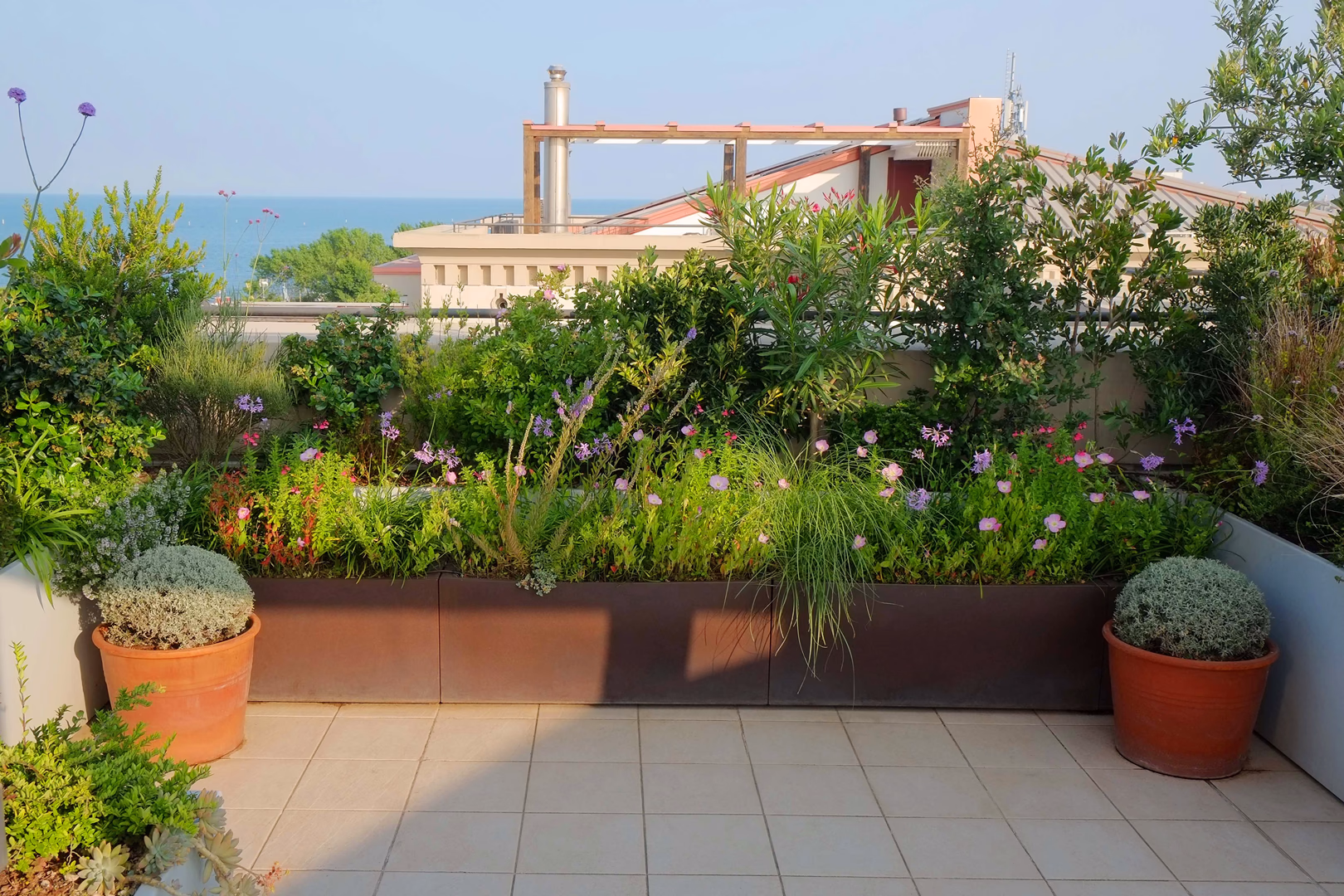 Vista 7 del progetto di giardino Porta del mare, realizzato da Roberto Landello.
