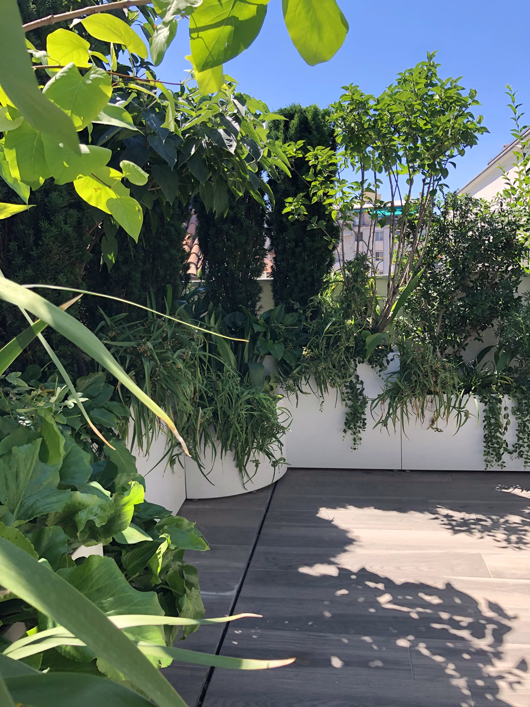 View 7 of the “Modern Renaissance” garden design by Roberto Landello.